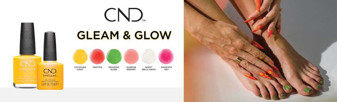 CND Gleam and glow banner